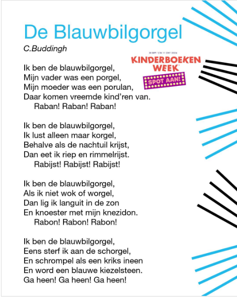 Kinderboekenweekgedicht 2026 van schakende dichter Cees Buddingh